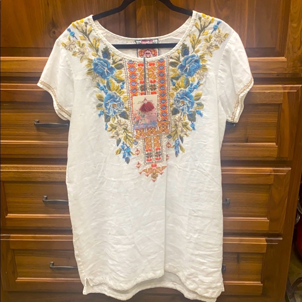 Johnny Was Hira Peasant Tunic Dress